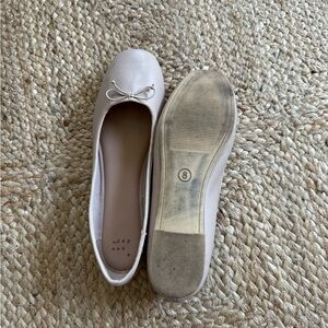 Women's Cream Ballet Flats
